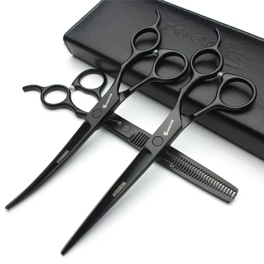 

SHARONDS 7/7.5 Inch Hairdressing Professional Scissors Japanese 440C Steel Hairdresser Shears Barber Specialized Clippers