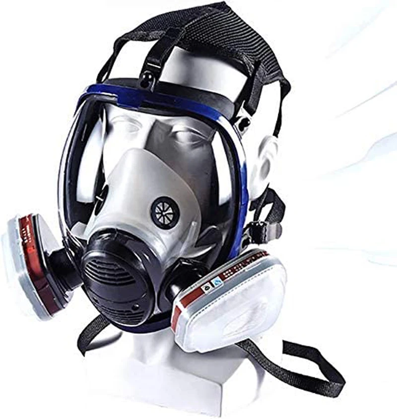 

Anti-Fog Chemical Mask 17 in 1 Gas Mask Dust Respirator Paint Insecticide Spray Silicone Full Face Filter For Laboratory Welding