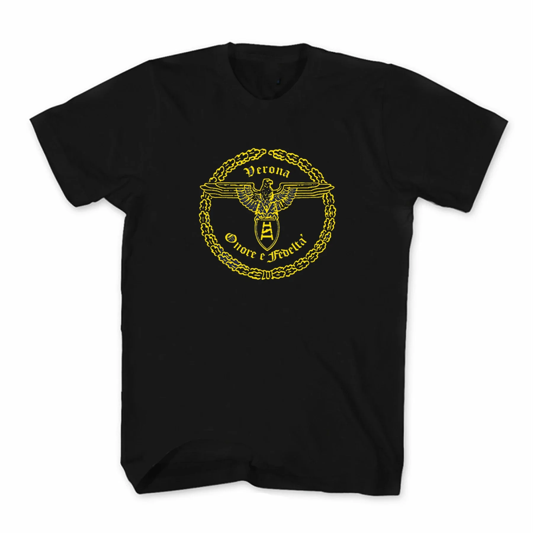 Retro Verona Honor and Loyalty T-Shirt 100% Cotton O-Neck Short Sleeve Summer Casual Mens T-shirt Streetwear