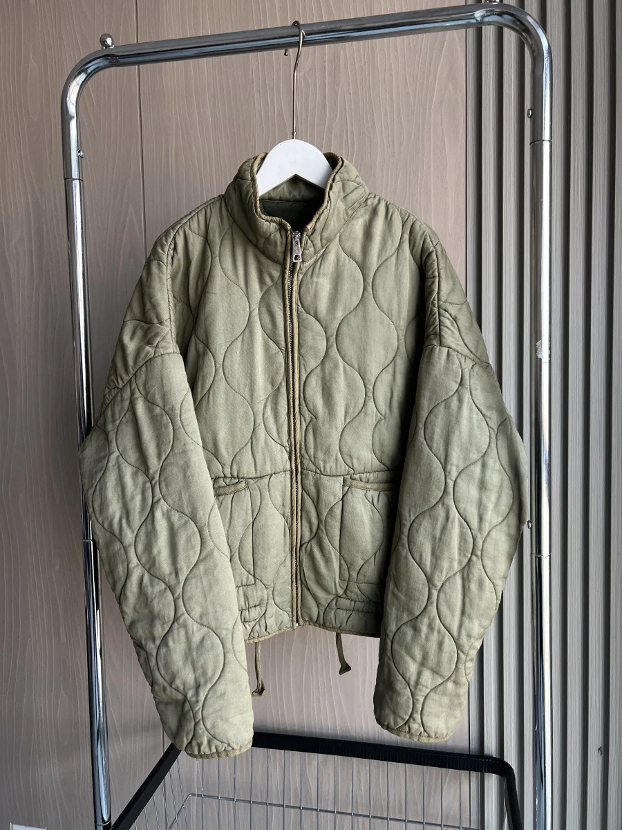 Quilted Cotton Jacket for Women 2025 Winter New Arrival Zw Series Soft Lenzing Fabric Vintage Warm Coat 4088242