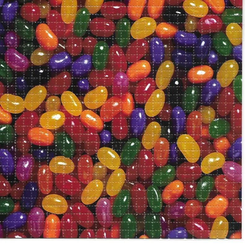 Jelly Beans Psychedelic LSD Acid Free Blotter Art Print Trippy Perforated Paper Painting Wall Picture Home Decor Poster Canvas