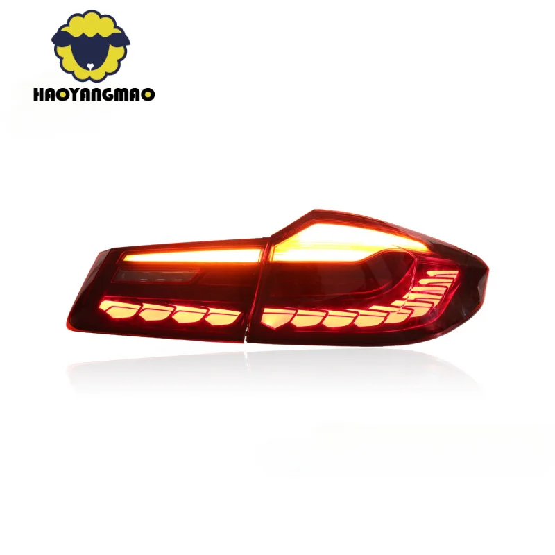 

Suitable for 18-20 5 Series Tail Light Assembly Modification G30 Dragon Scale LED Driving Reversing Flowing Turn Signal