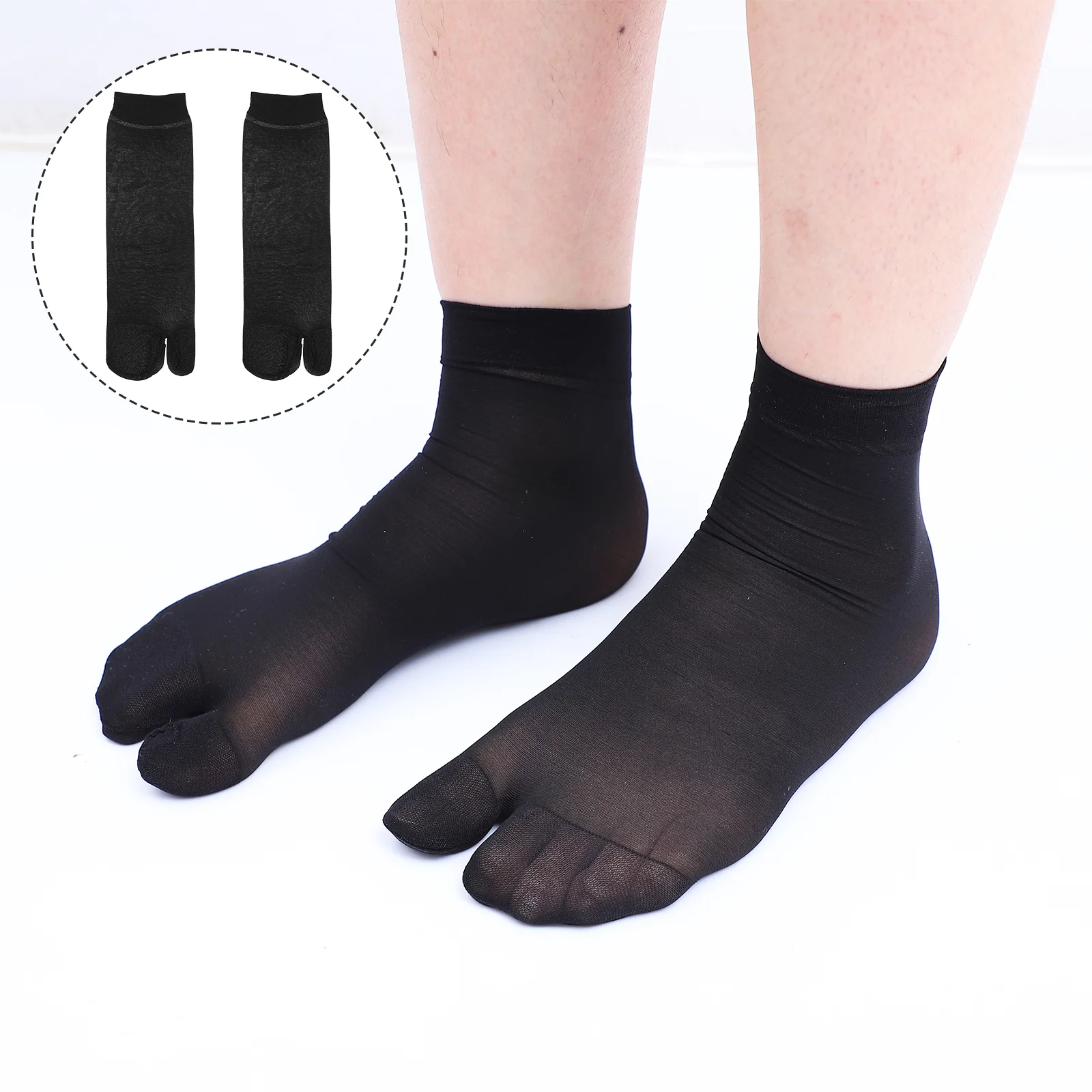 

10 Pairs Tabi Socks Ladies Slippers Sandal Aldult Comfortable Nylon Ankle Toe Boy Summer