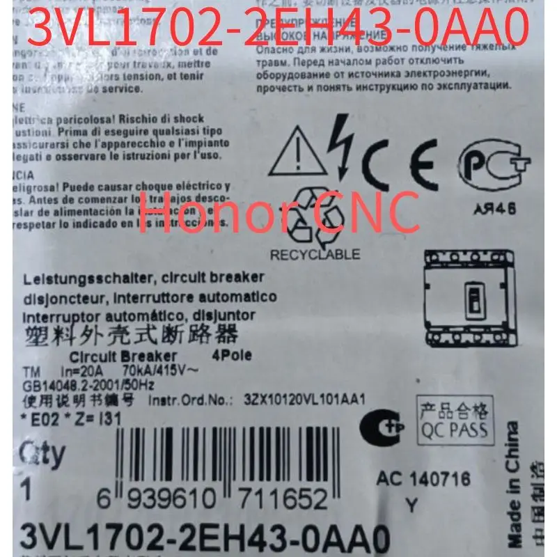 

3VL1796-2EH43-0AA0 3VL1702-2EH43-0AA0 3VL1703-2EH43-0AA0 Brand New Module Unit