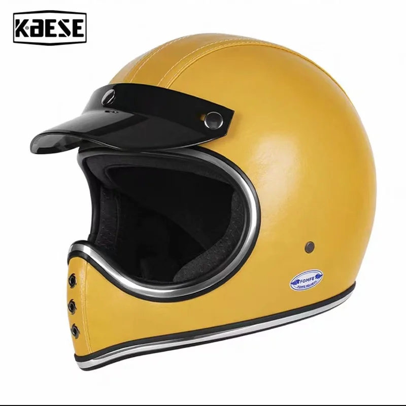 

Premium Full Face Helmet Fiberglass Material DOT Approved Moisture-Wicking Liner adult dirtbike helm mororrad