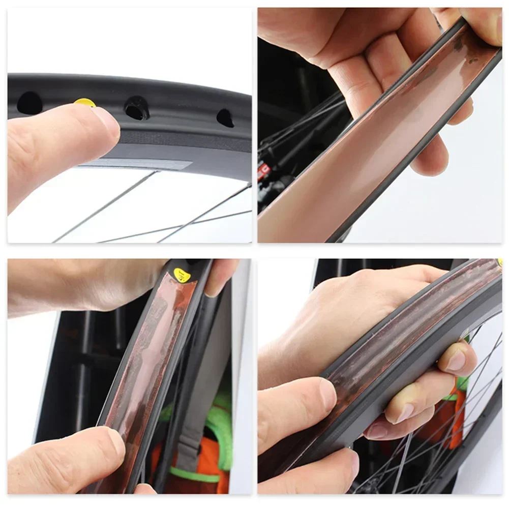 1pc Tube Tire Double-Sided Rubber Tube Tire Back Rubber 5m Length Bicycle Repair Tools Tire Tubular Adhesive Glue Tapes