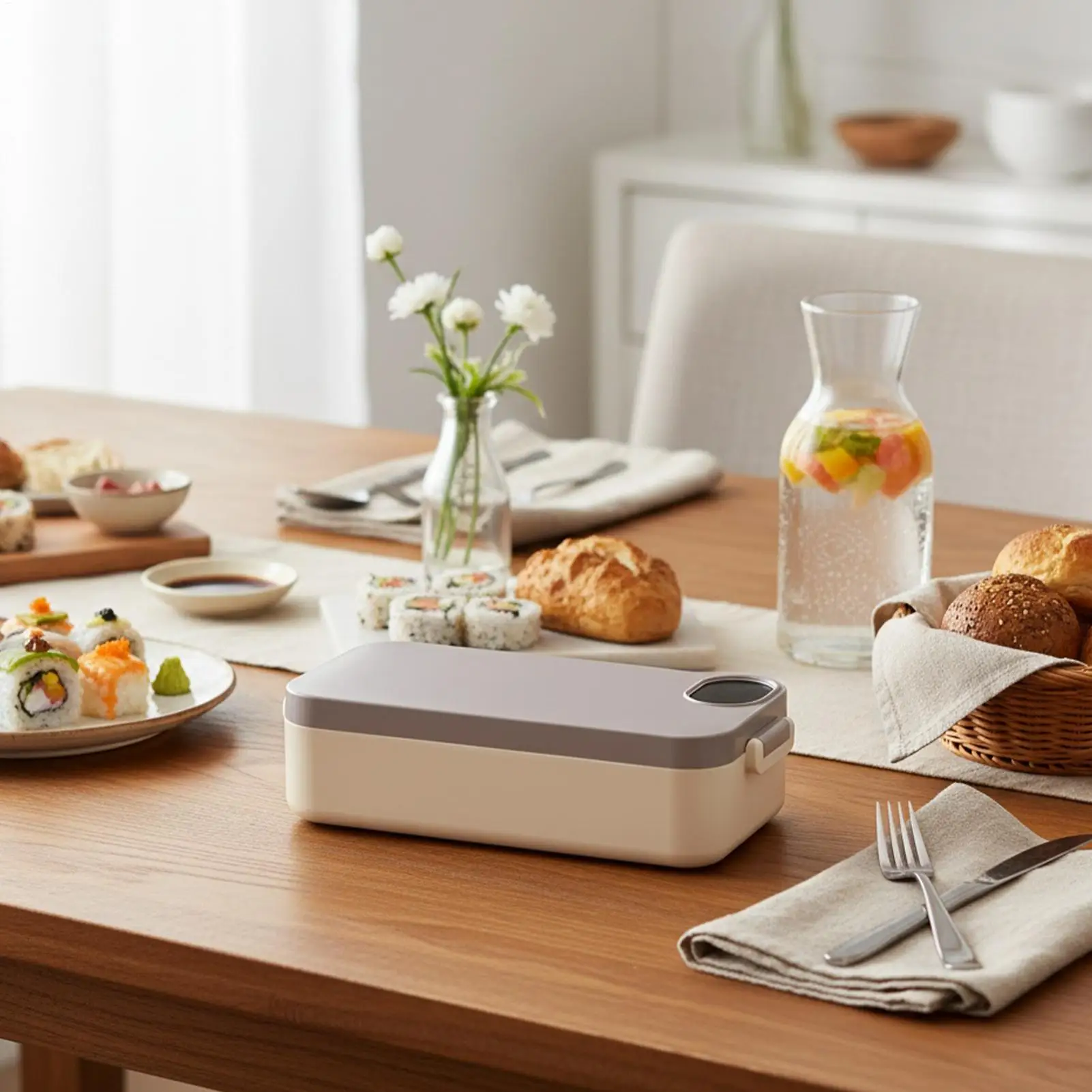 

Electric Lunch Box For Adults Rechargeable Compact Warmer Portable Electric Lunch Box With Stainless Steel Container For Kids