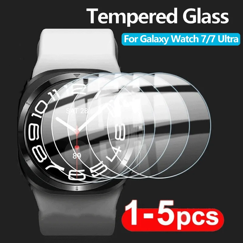 Tempered Glass Protection for Samsung Galaxy Watch 7/FE 40mm 44mm HD Screen Protector for Galaxy Watch 7 Ultra 47mm Glass Film