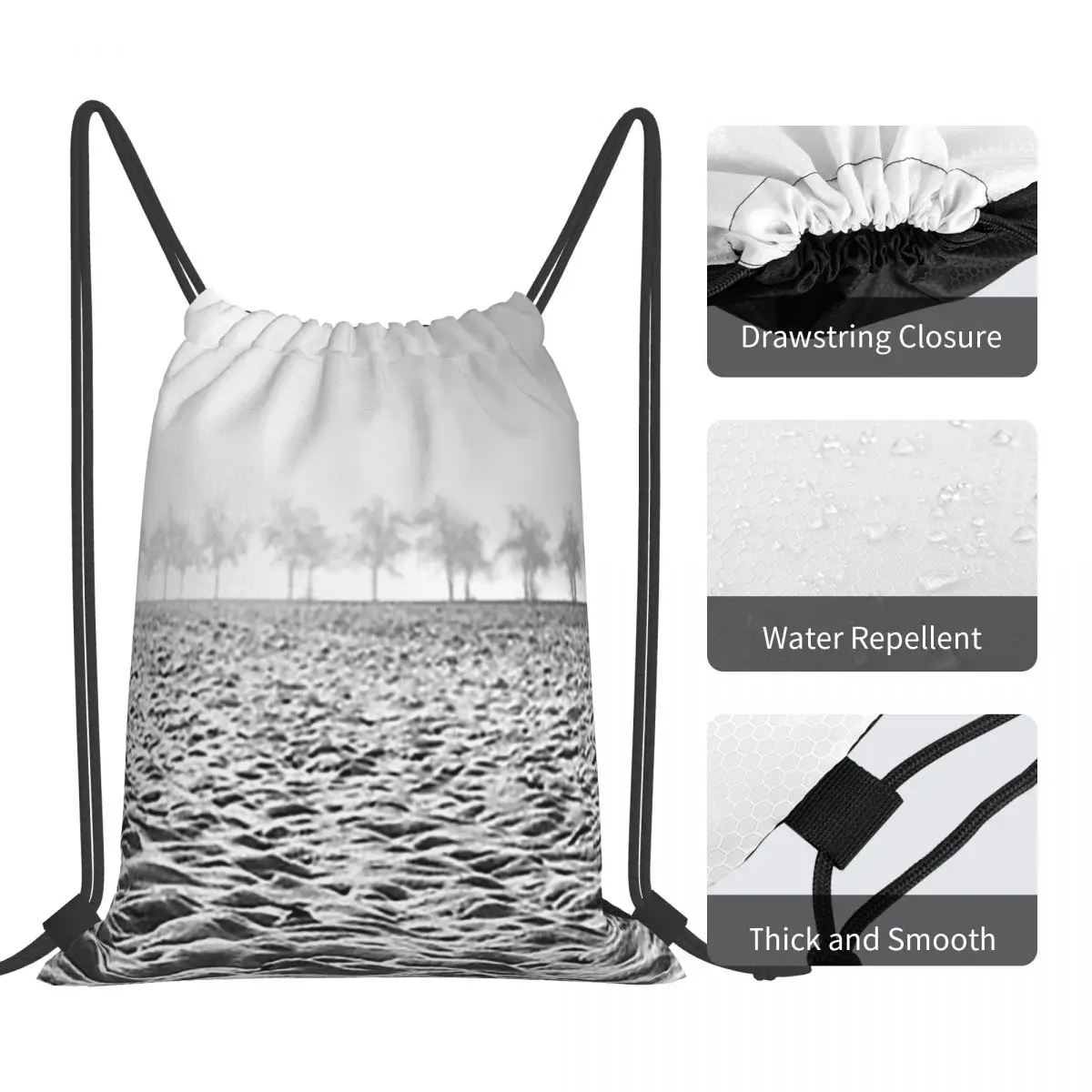 Winter Memories Backpacks Multi-function Portable Drawstring Bundle Pocket Sports Bag Book Bags For Travel Students