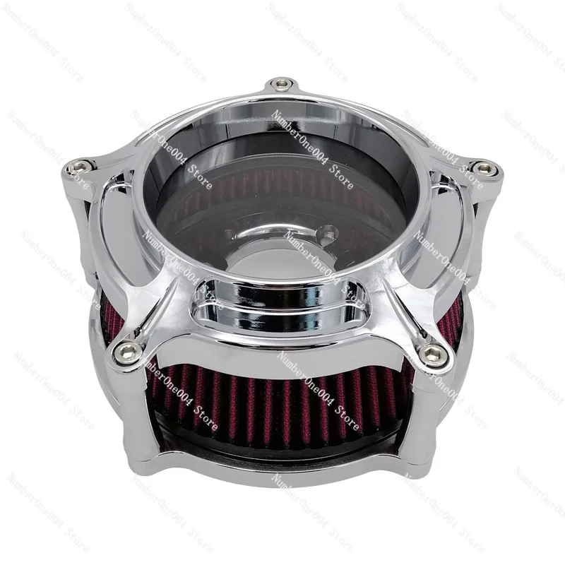 For Harley Motorcycle Modification Transparent Air Filter 8831200 Soft Tail Road King Glide Dana Street Fighter Air Filter