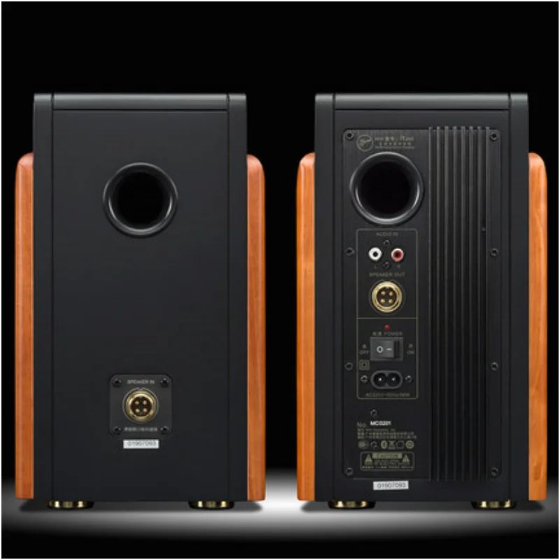 HIVI M240 Bluetooth 4.1 액티브 스피커 컴팩트 Hi-Fi 책장 스피커 Bluetooth APT-X 4.1 4" 미드 베이스 56W