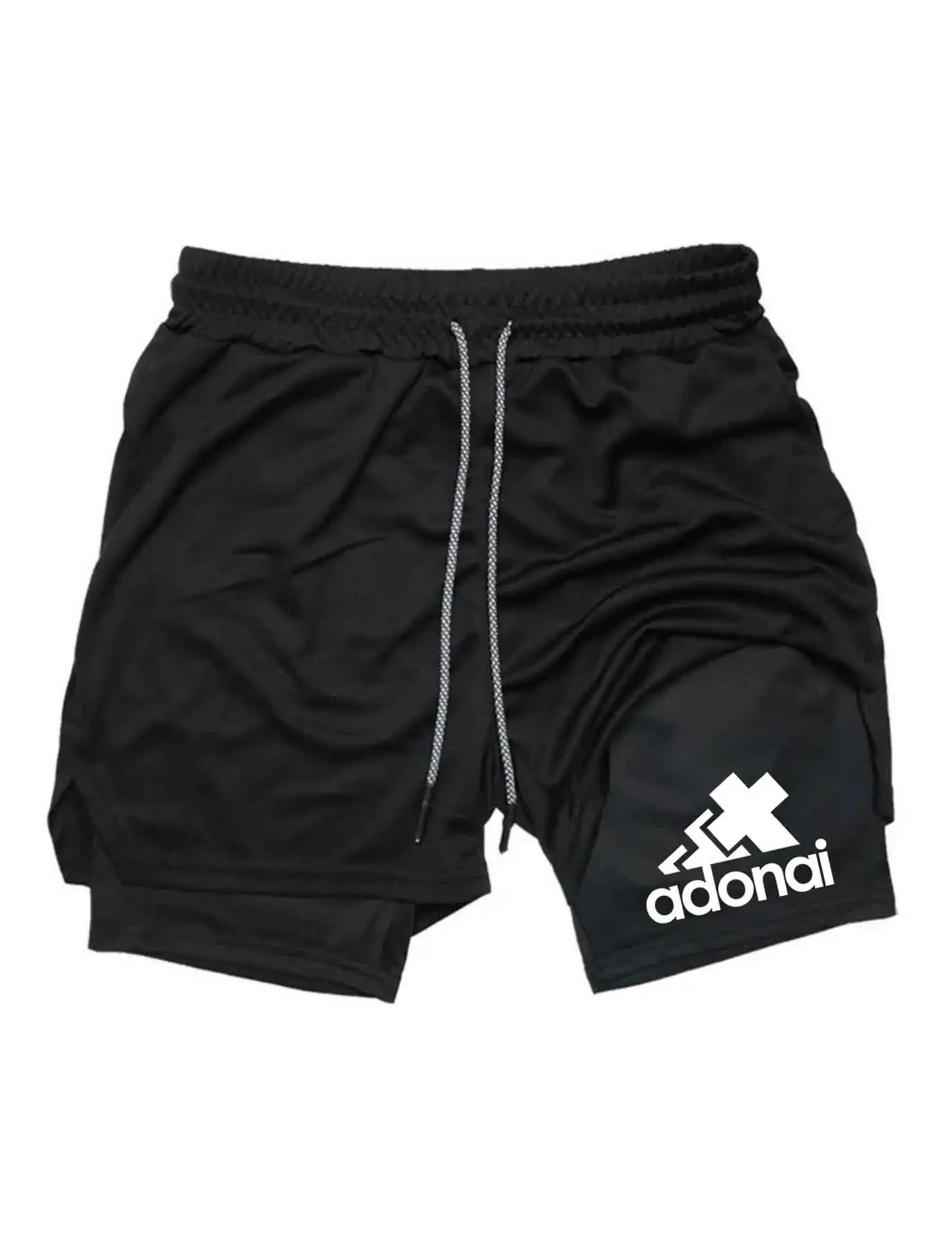 2026 Summer Sports Shorts 2-in-1 Gym Running Shorts Slow Running Casual Sportswear Fitness Double Layer Shorts