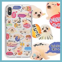 Clmj Cute little Japanese seal Phone Case For Xiaomi Redmi Note 13 12 12S 12C 11 10 10C 13C 10s A2 A3 Pro Plus 4G 5G soft Cover