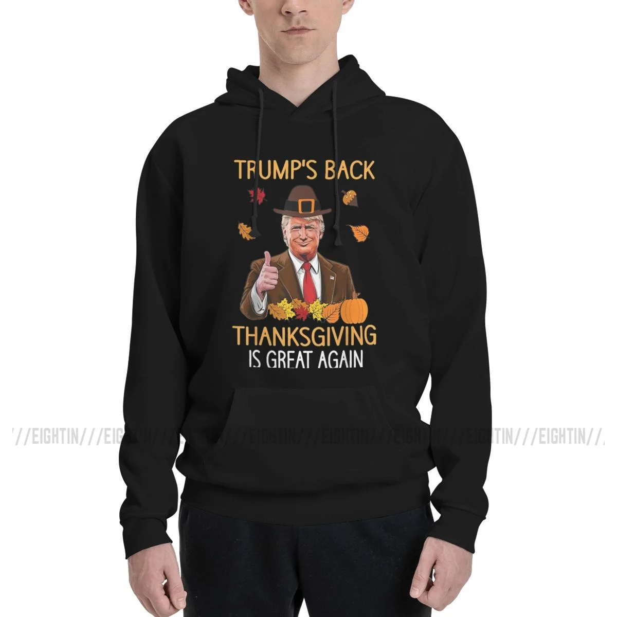 Trump Thanksgiving Turkey Autumn Fall Thankful Men Women Hoodies Men Women Harajuku Sweatshirts Winter Oversized Pullovers