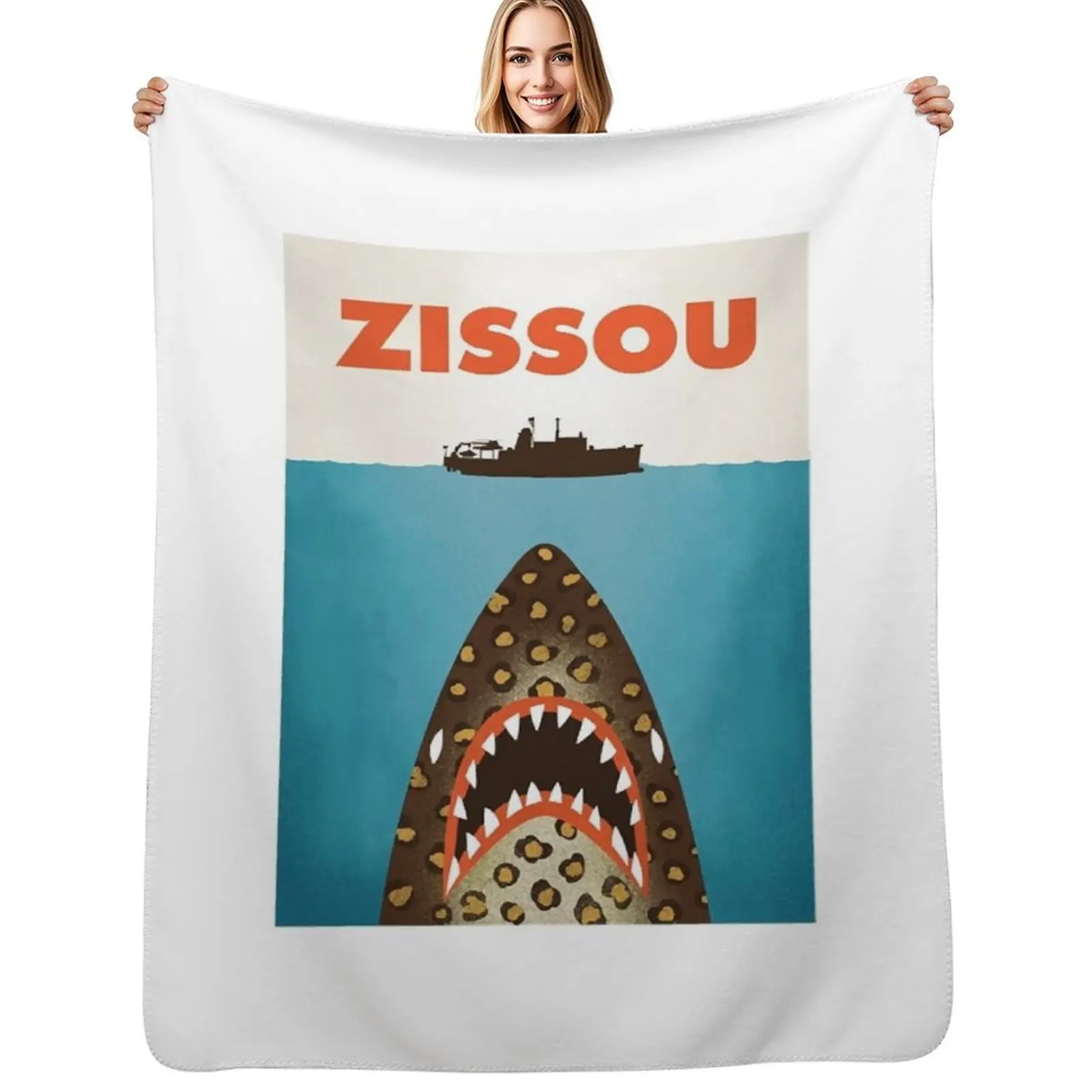 

Zissou Throw Blanket manga Luxury Brand Polar Blanket
