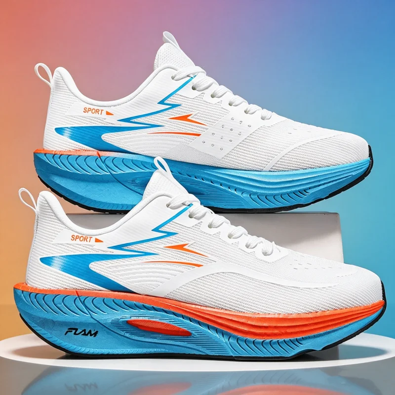 

Marathon Running Shoes Men Sports Cushion Carbon Board Breathable Lightweight Comfortable Women's Athletic Speciality Sneakers