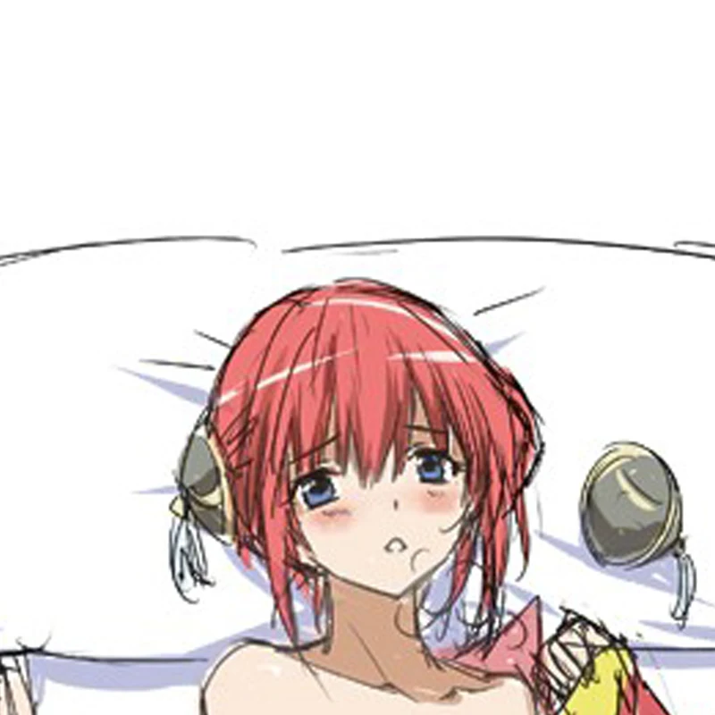 Dakimakura Anime Kagura Double-sided Print 2WAY Tricot Life-size Body Pillow Cover Pillowcase Custom print