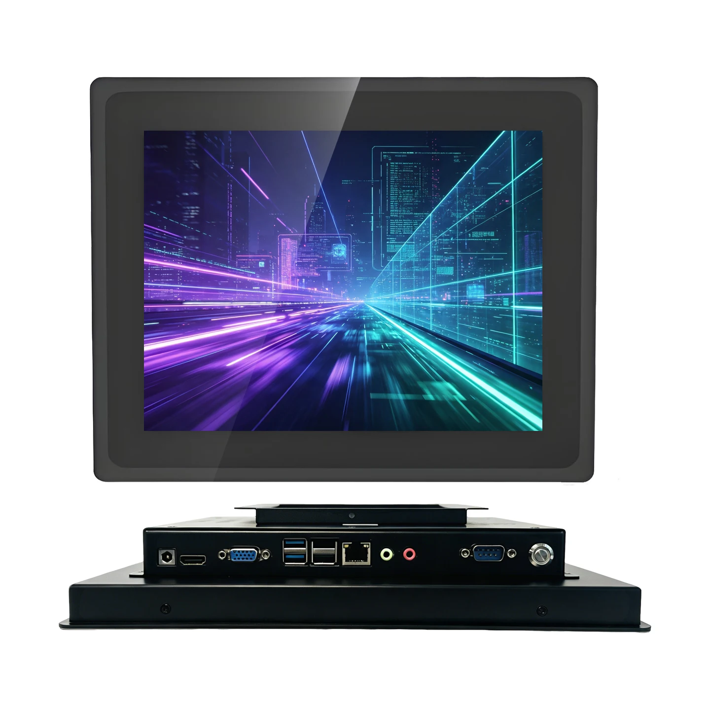 Sealed Embedded Industrial Control All-in-One PC Win10 Linux System Capacitive Touch Industrial Tablet PC for Automation HMI