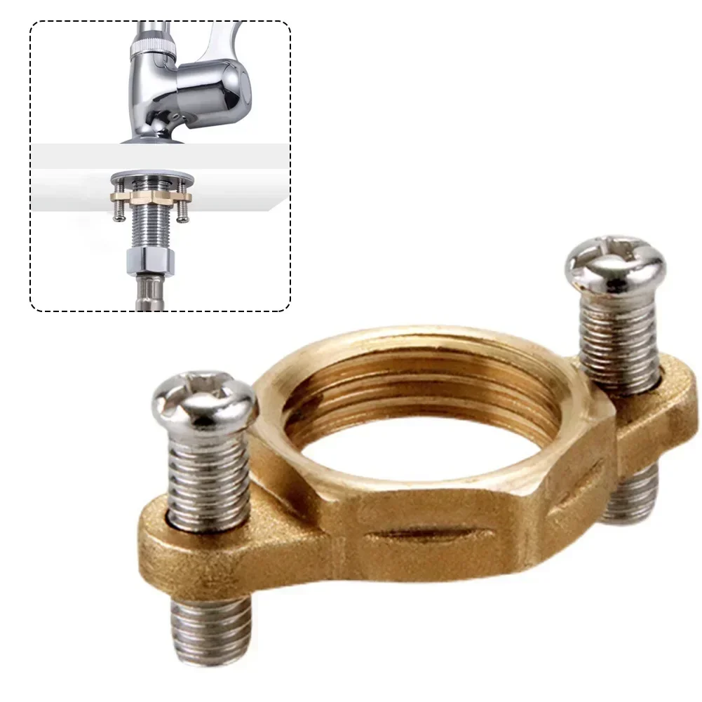 Faucet Fixing Tool Wash Basin Faucet Fastener Nut Circlip Washer Anti-Loosening Fasteners Faucet Mounting Washer Fixture Parts