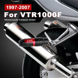 Exhaust Slider Aluminum Falling Protection for Honda VTR 1000 Firestorm SP1 SP2 VTR 250 Accessories Motorcycle Crash Protectors