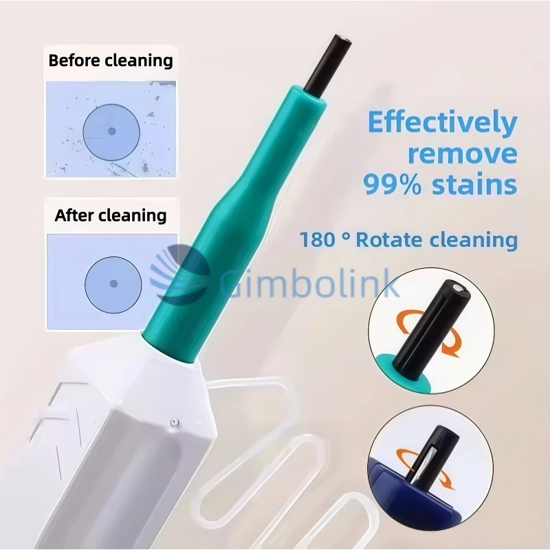 قلم تنظيف الألياف البصرية LC/MU 1.25 مللي متر تنظيف بنقرة واحدة SC/FC/ST 2.5 مللي متر أدوات تنظيف الألياف منظف موصل الألياف البصرية