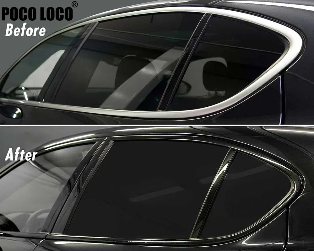 ملصقات سيارة فينيل سوداء لامعة ، 30 × ، فيلم لف ، صائق ، قنوات إطلاق الهواء #5