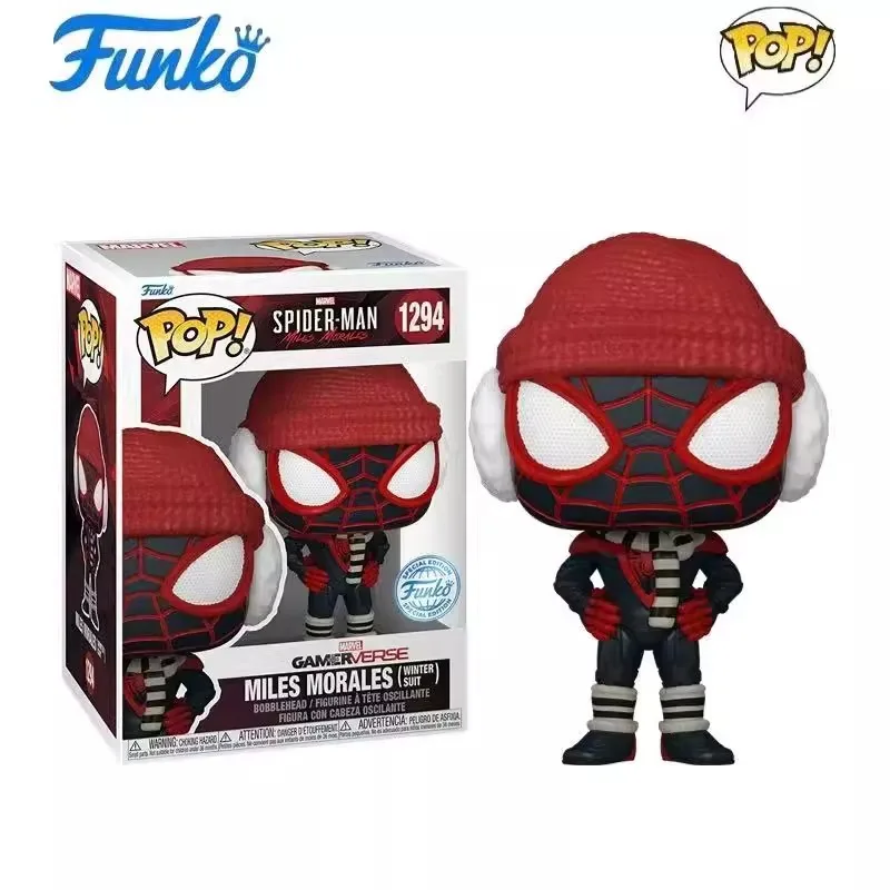 

Funko POP Marvel Spider-Man Loki Iron Man Miles Batman Captain America Thor Action Figure Toys for Boys Girls Gift Collectible
