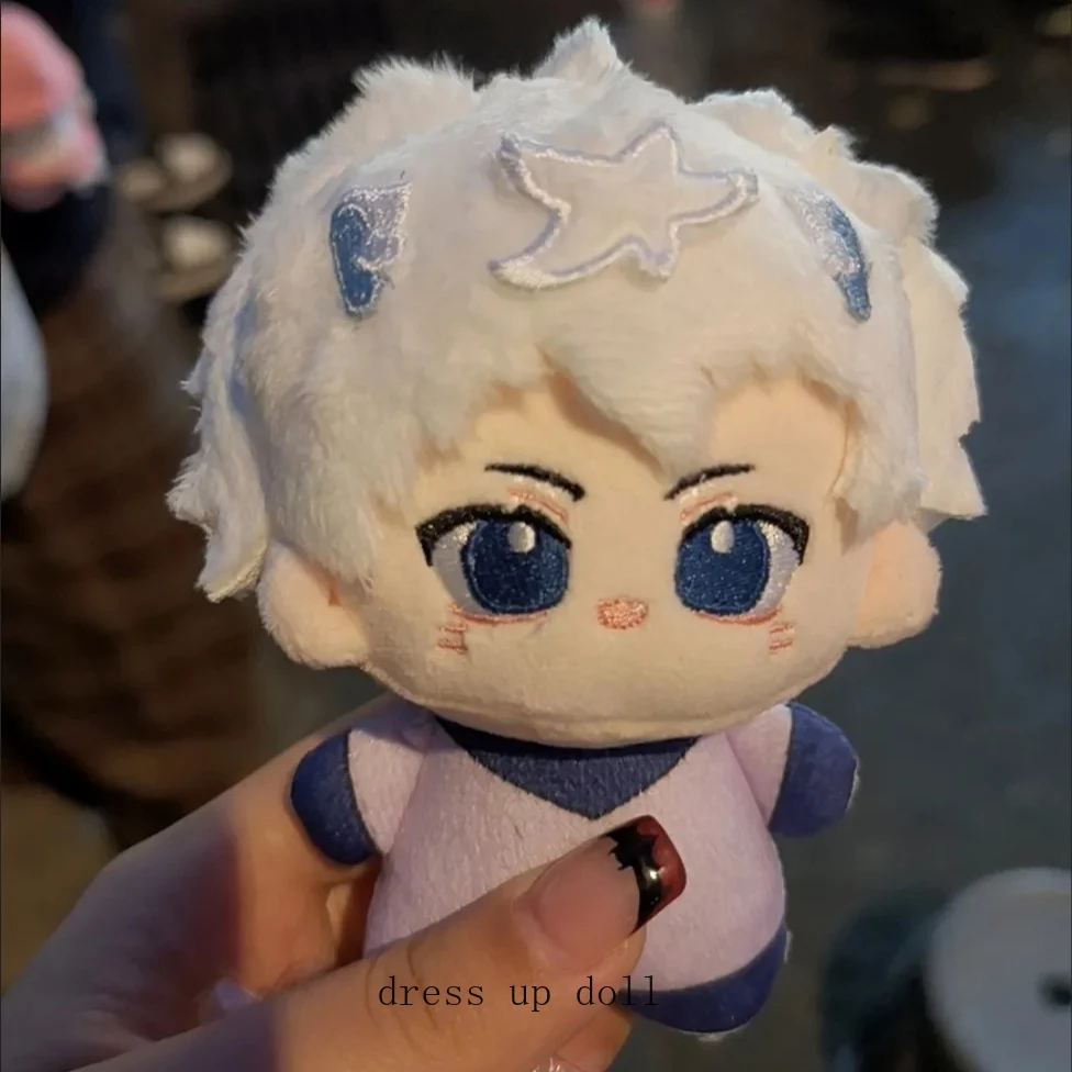 

10cm Anime Figure Killua Zoldyck White Hair Cosplay Kawaii Plush Stuffed Doll Cartoon Dango Pendant Keychain Plushie Toys