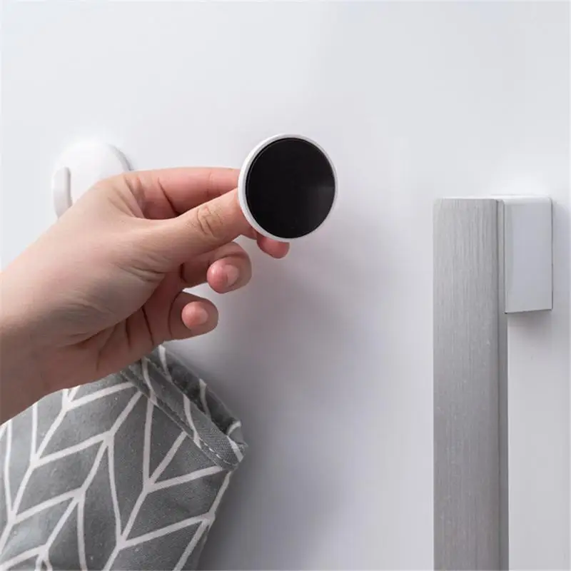 2-10pcs White Refrigerator Magnetic Hooks Compact And Easy To Reach Smooth Edge Load Capacity 150g Storage Hooks