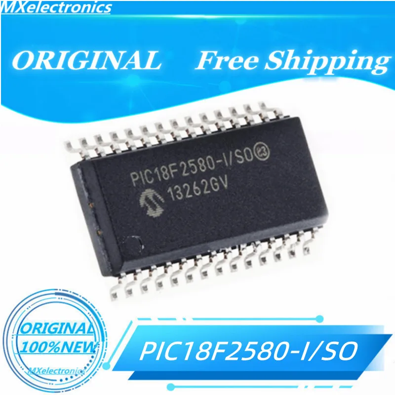 

1PCS-10PCS/LOT 100%NEW PIC18F2580 PIC18F2580-I/SO SOP-28 ORIGINAL 8-bit Microcontrollers - MCU