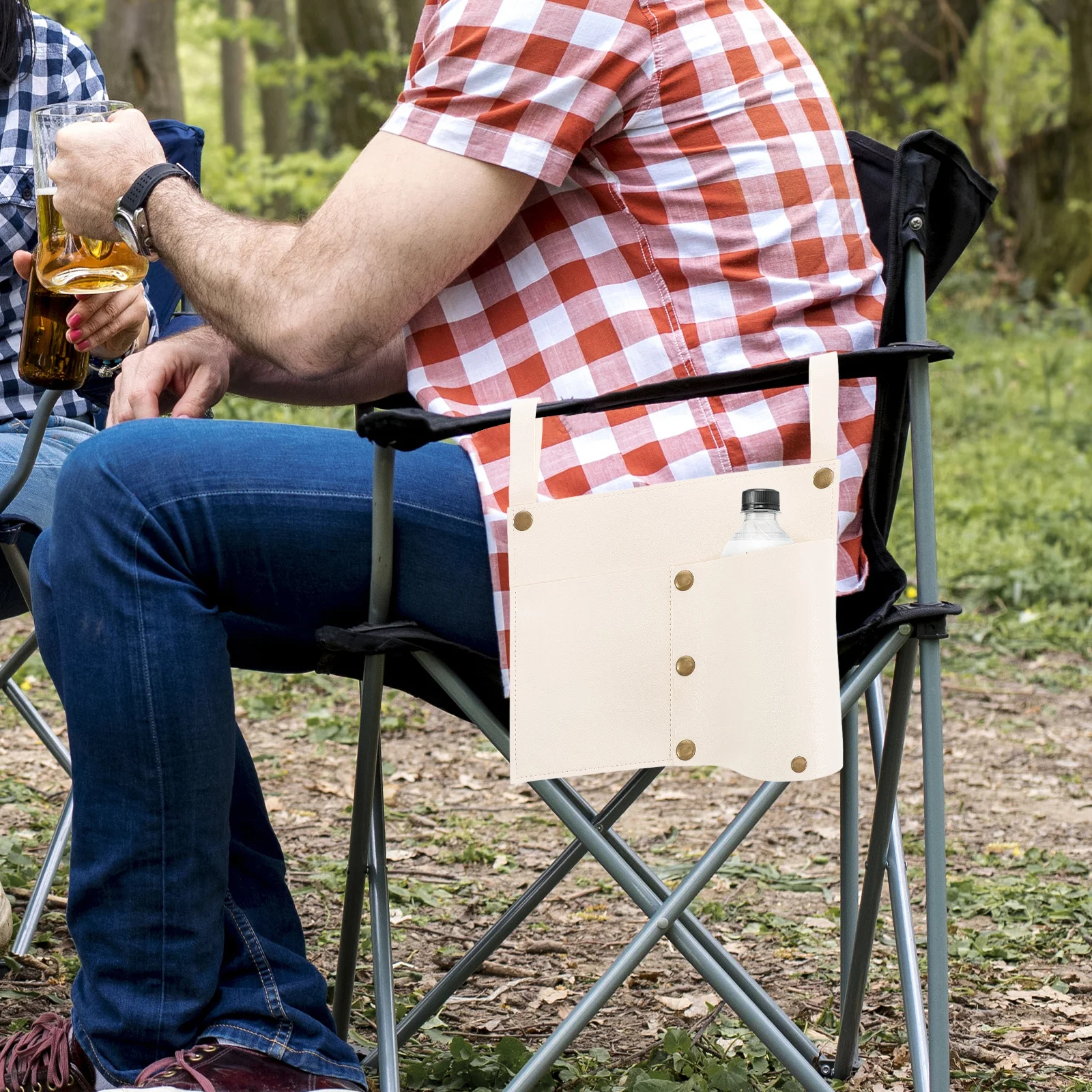 

Multifunctional Camping Chair Armrest Organizer for Water Bottle Phone Beach Picnic Sofa Armrest Organizer Deck Chair Cup Holder