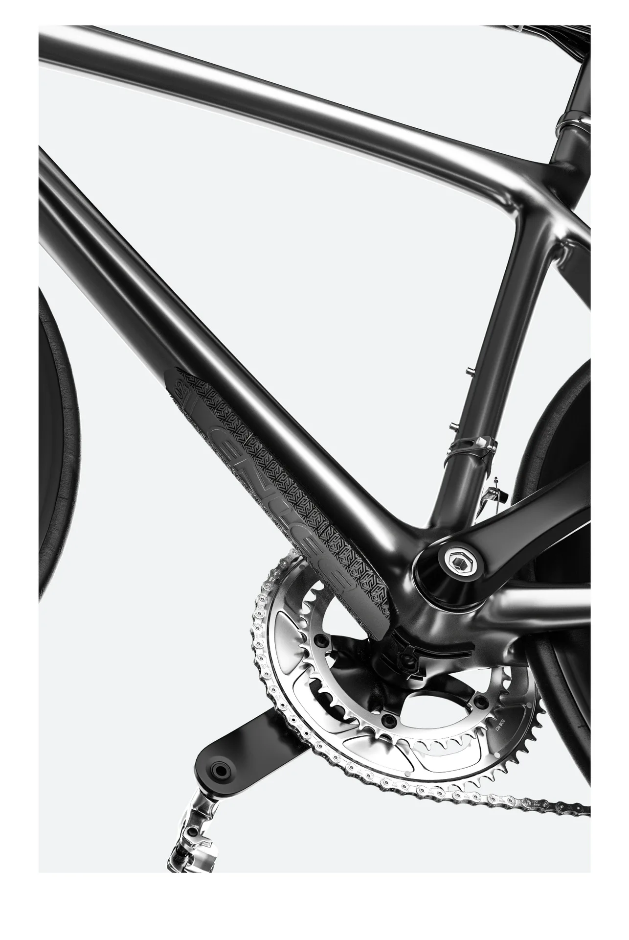 ENLEE Mountainbike-Rahmenschutz, Unterrohr-Aufkleber, Silikon, 3 m, Bodenaufkleber, kollisionssicher, wasserdichte Schutzplatte – Detail 13