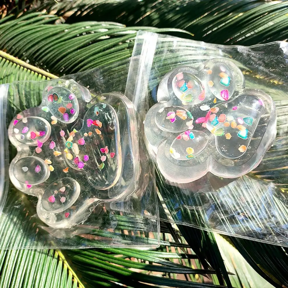 

Милая супер большая игрушка для сжимания кошачьей лапы, прозрачная мягкая игрушка в виде кошачьей лапы, 3D игрушка для замешивания кошачьей лапы, детская хитрая кукла