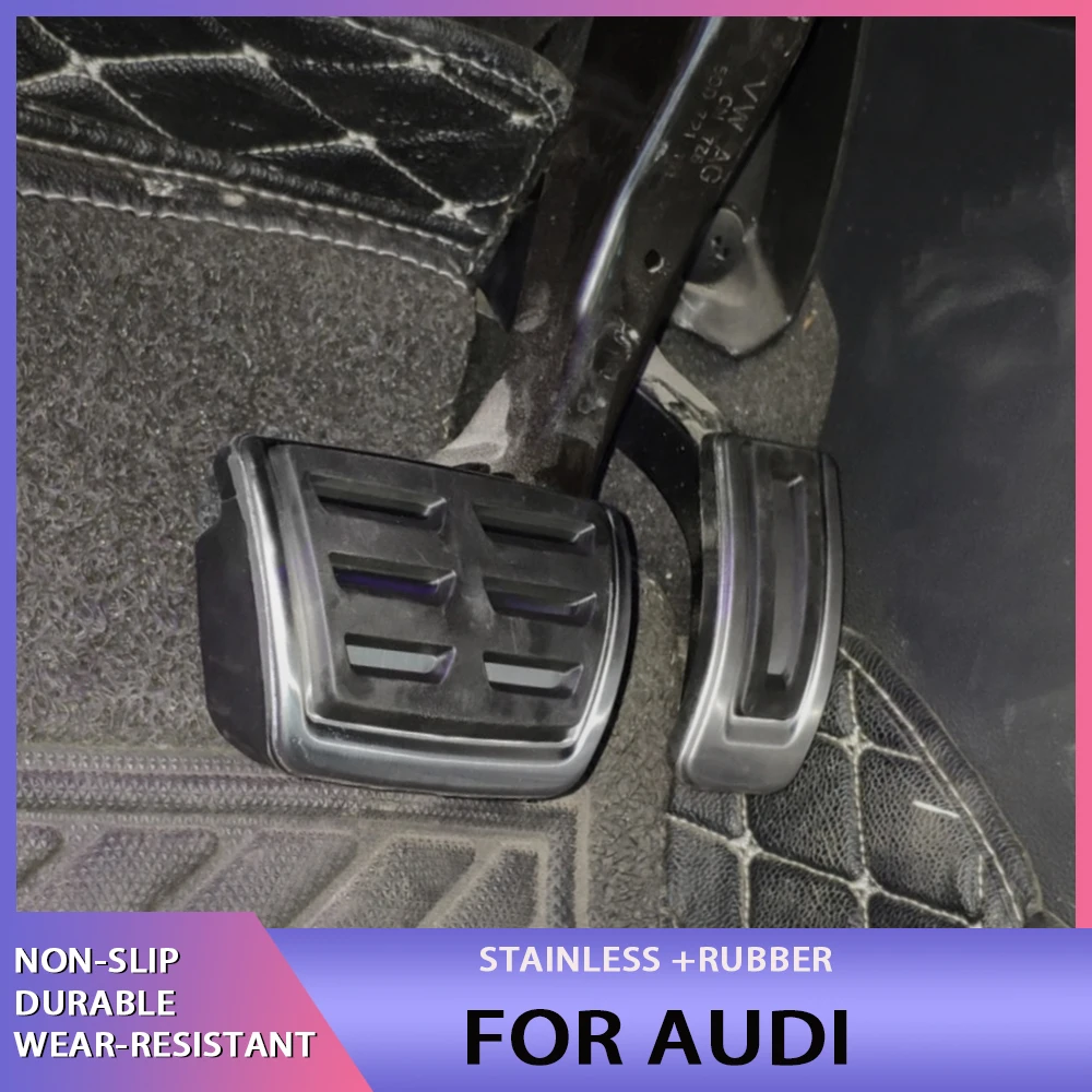 Car Fuel Brake Pedal Cover for Audi A4 B8 A5 B8 A6 B8 2008-2019 A7 Q5 Q7 Q8/For Porsche Macan Cayenne RHD Car Accessories
