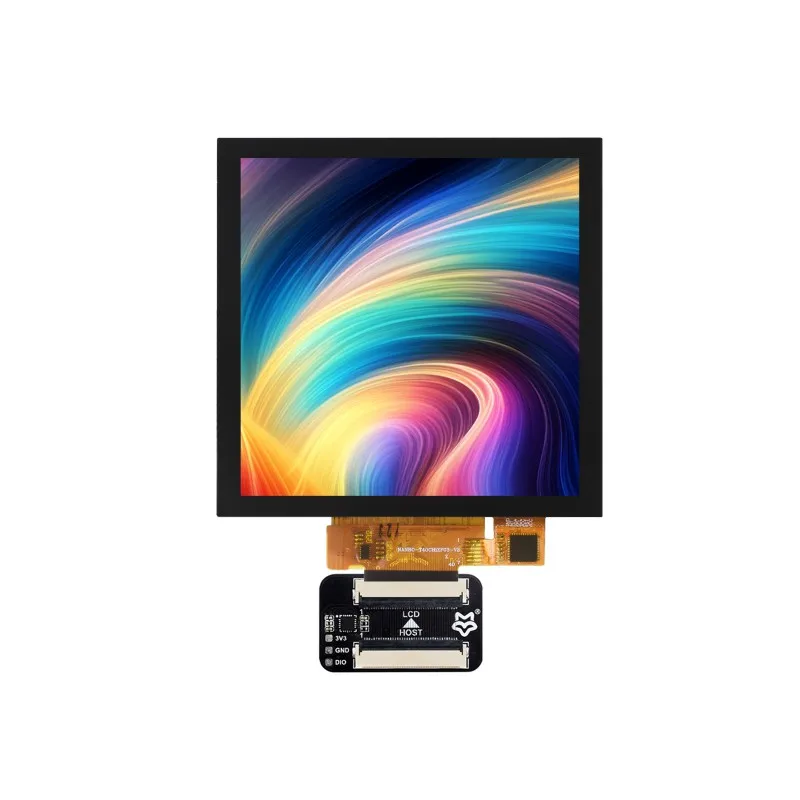Waveshare4inch IPS Capacitive Touch Display, 720×720 Pixels, RGB Communication Interface, Compatible With Luckfox Pico Ultra Dev