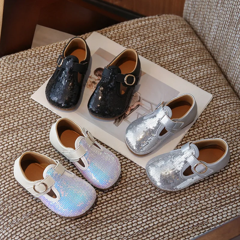 

Fashion Girls Mary Jane Shoes 2026 Spring New Kids Leather Shoe Simple Versatile Girls Princess Shoes Comfort Child Casual Shoe
