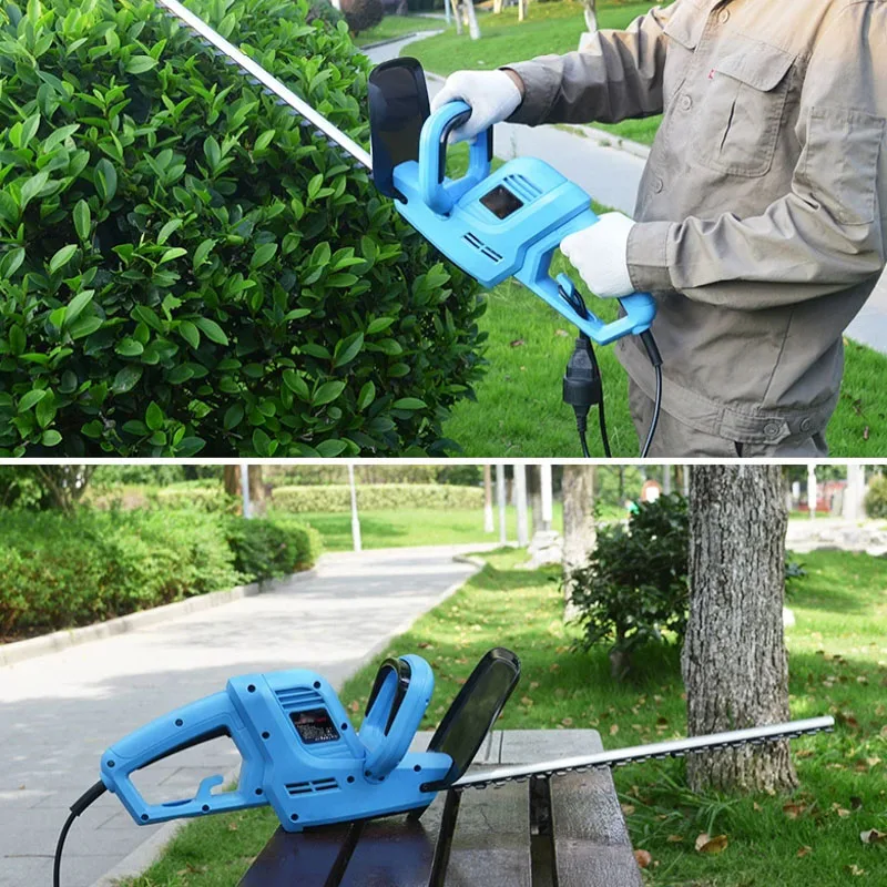

Cordless Handheld Electric Hedge Trimmer Multifunctional Lawn Mower Shrub Pruner Garden Bush Trimming Tools