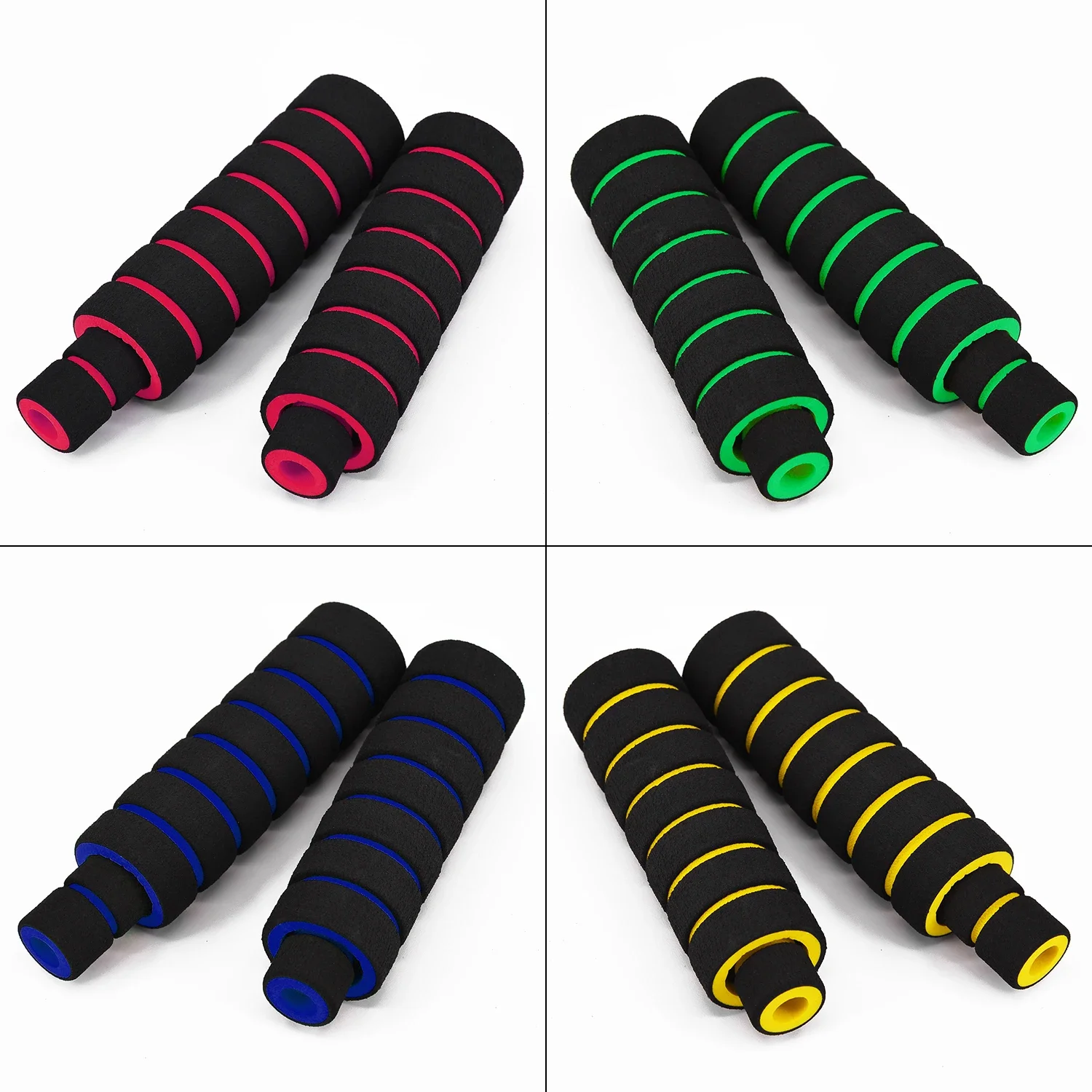 4Pcs 20/35mm Motorcycle Grip Motorcycle Handlebar Grip Handle Bar Cover Brake Clutch Lever Soft Sponge Foam Grips Cover