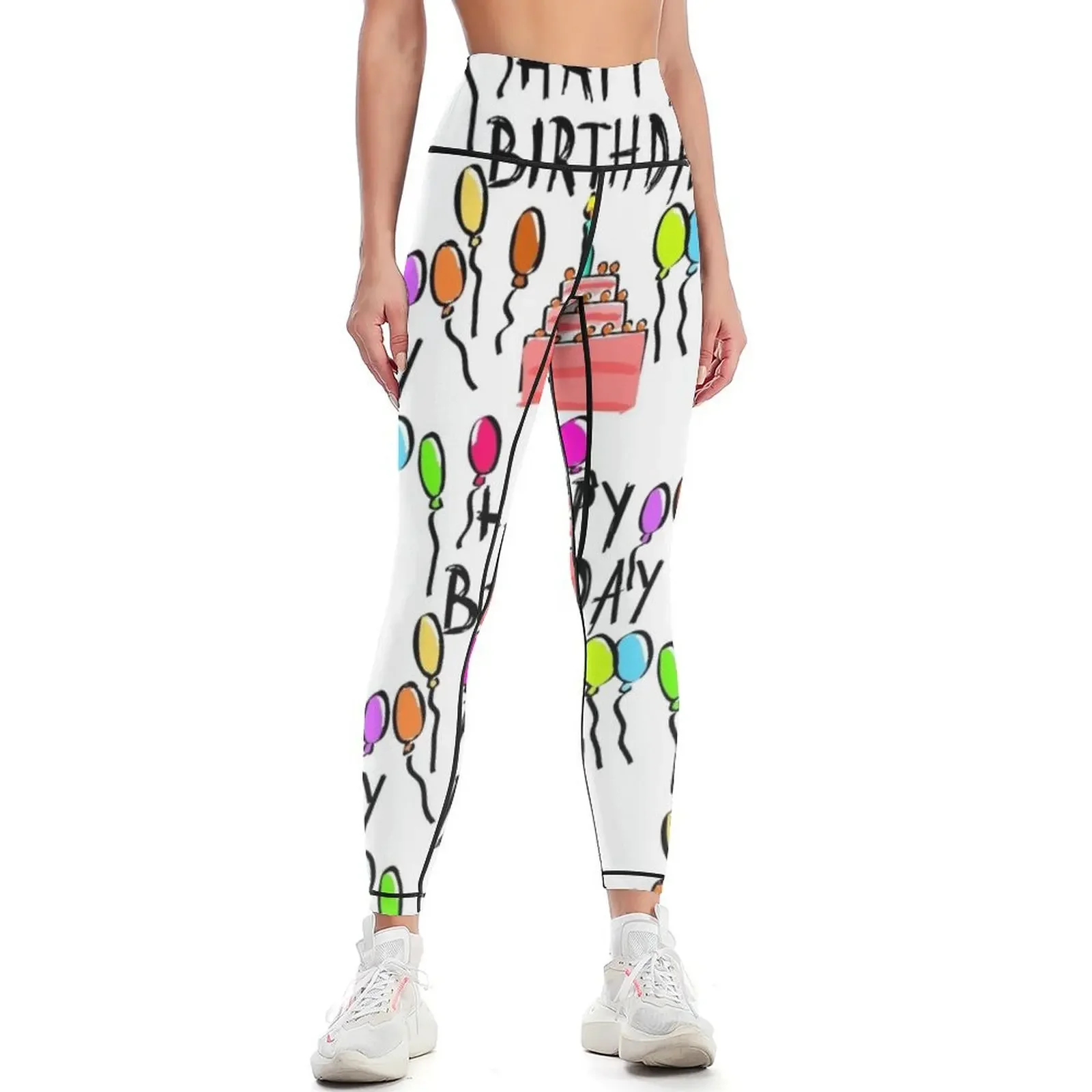 

Happy Birthday! Leggings joggers for Women's sportswear legging pants raises butt Sportswear woman gym Womens Leggings
