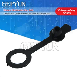 10pcs Waterproof cap DC099 5.5 mm x 2.1mm DC Power Jack Socket Female 11MM 5.5*2.1 5.5*2.5MM Waterproof