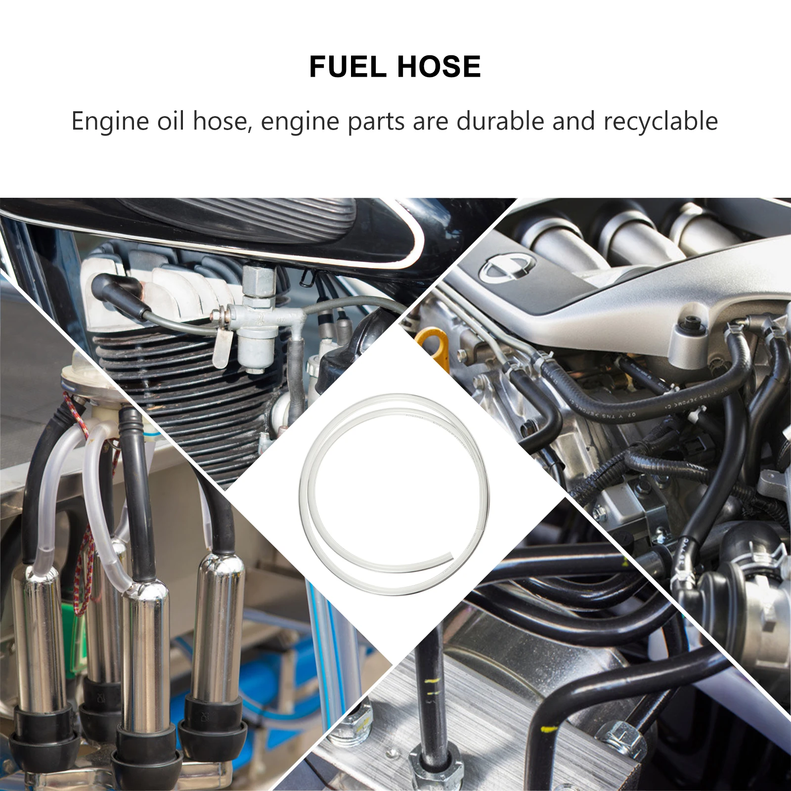 

3pcs Injection Tube Part High Quality Oil Hose Car Motorcycle Accessories Oil Injection Durable Fuel Line Hose