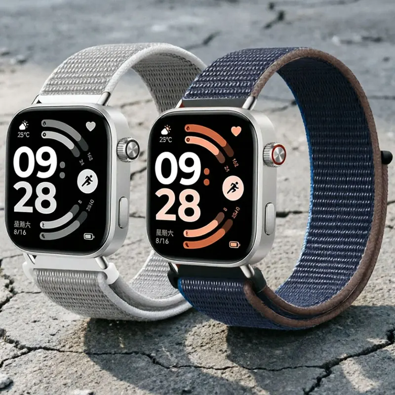 Nylon Strap For Xiaomi MiBand 10Pro 9Pro 8Pro Watchband Replaceable Smartwatch Sport Bracelet For Redmi Watch 4 5 6 Accessories