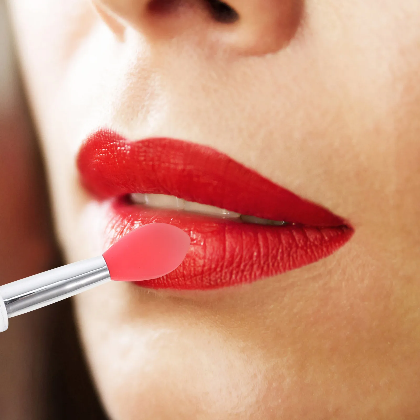 Applicateur de rouge à lèvres en Silicone, 6 pièces, brosse à lèvres, outil de maquillage, applicateur de baume à lèvres, brosses pratiques pour femmes