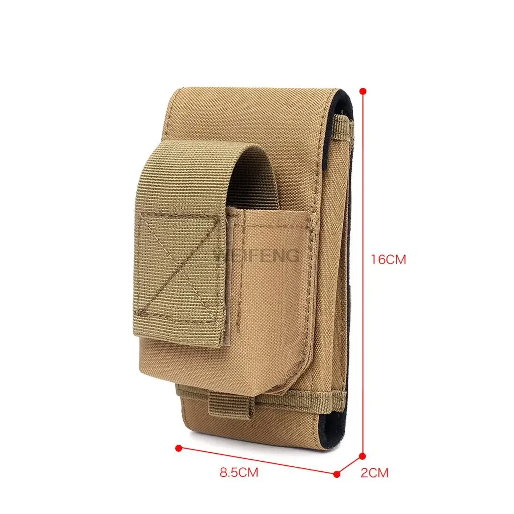 Molle Cell Phone Pouch Wallet Cigarette Pouch Storage Purse Mobile Phone Bag Outdoor Hunting Tool Accessories Pocket