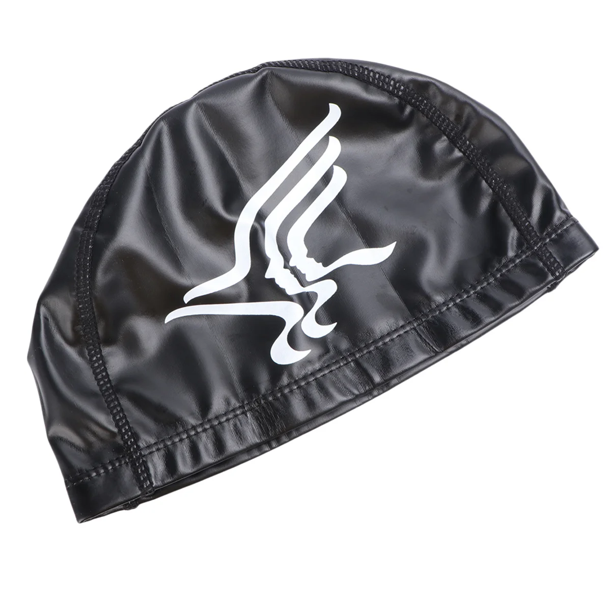 قبعة سباحة مرنة ناعمة مقاومة للماء للنساء والفتيات خفيفة الوزن للحماية من الأشعة فوق البنفسجية مع غطاء للأذن لتخفيف تعب الرأس والشعر