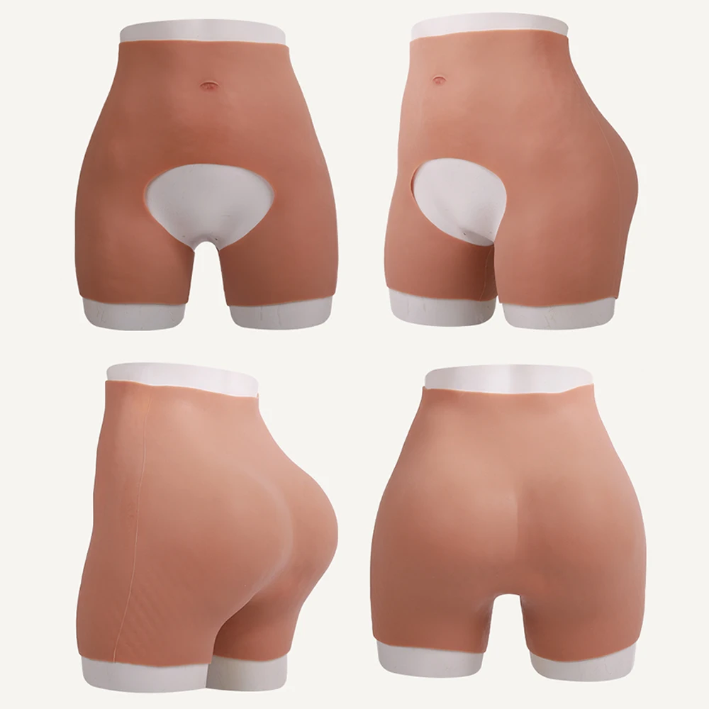 Silicone Buttock Thick Hips Panties Fake Butt Silicone Buttock Cospaly Drag queen Crossdressing Honeycomb