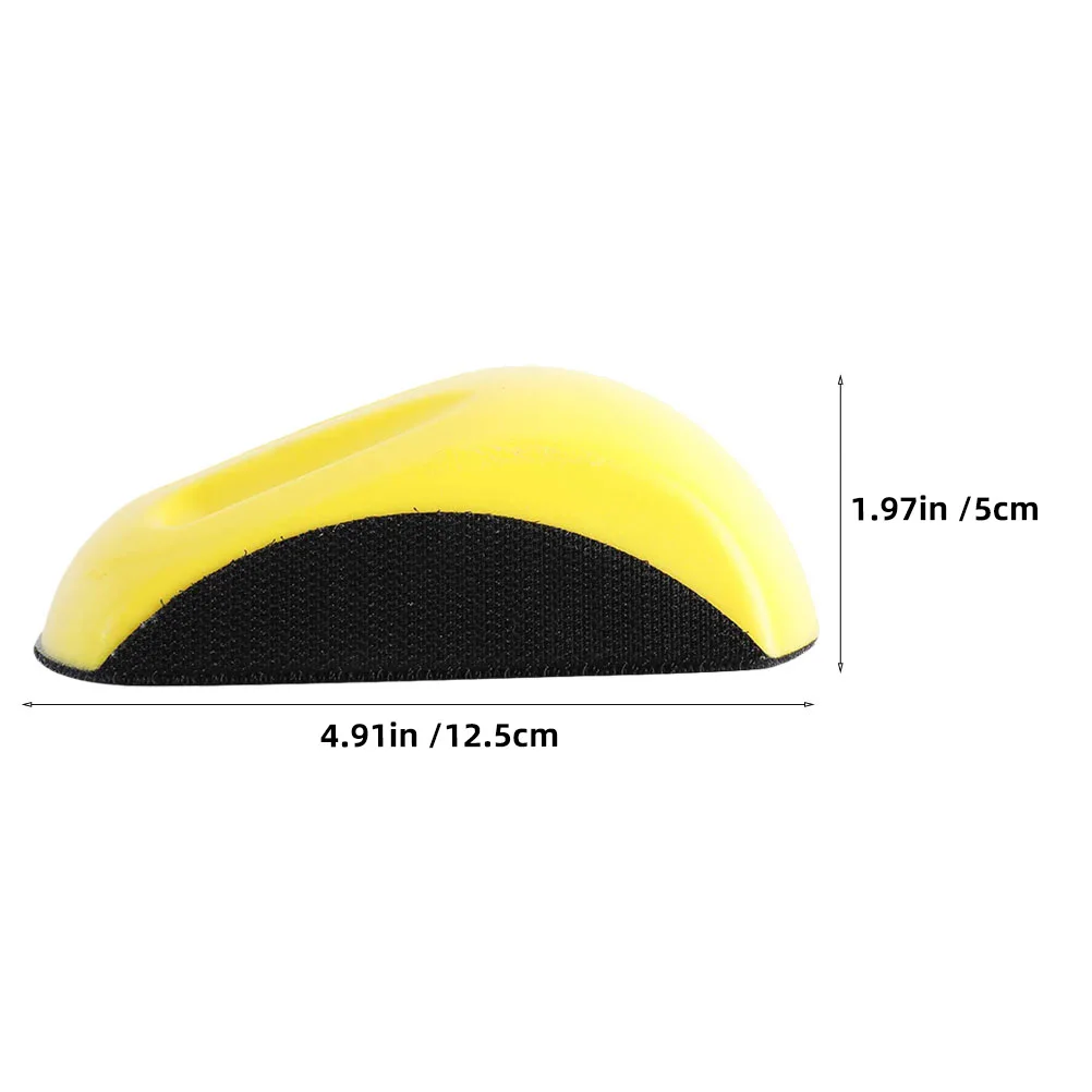 Strumento di molatura da 2 pezzi da 5 pollici con effetto uniforme per il risparmio di tempo Disco abrasivo manuale per levigatura di legno e metallo