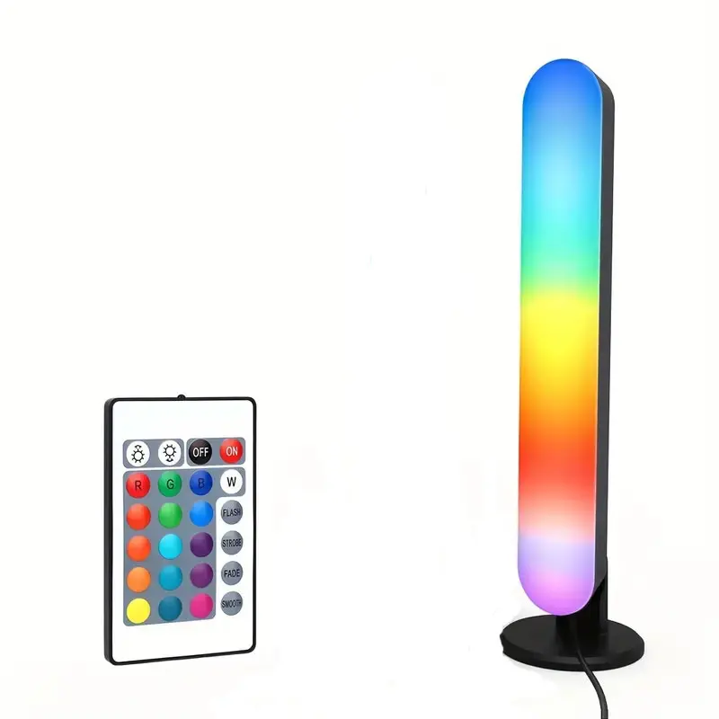 RGB Pickup światła rytmiczne z muzyką ulepszony Model USB bożonarodzeniowa dekoracja na pulpicie światło RGB Bar rytm muzyki