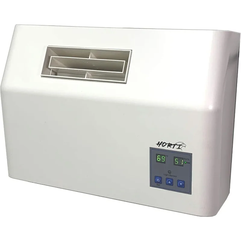 Horticat U80Pro Ultrasonic Mist 80 Pint Per Day Direct Connect Water Line Commercial Humidifier with Day/Night Modes