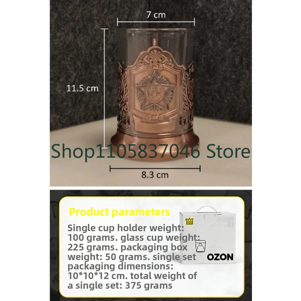 Traditional tea cup holder, black tea glass cup collection, nostalgic